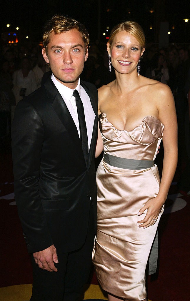 Jude Law és Gwyneth Paltrow a Sky kapitány és a holnap világa londoni premierjén 2004-ben