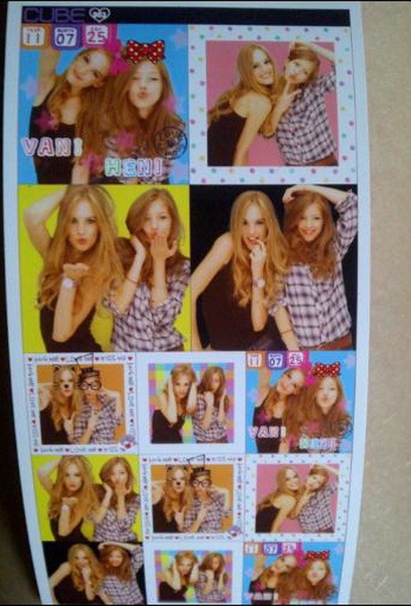 Vanessa és Heni mindig készítenek magukról ilyen fotókat, ezt még nem volt idejük kifesteni, de így is nagyon cuki!