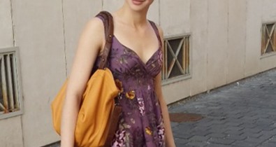 Csinos ruhával búcsúzik Törőcsik Franciska