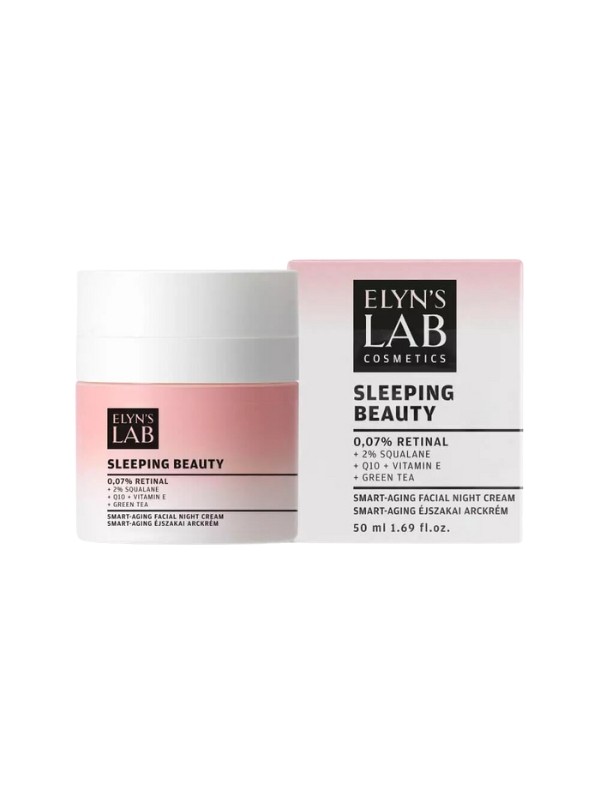 Sleeping Beauty 0,07% retinal smart aging éjszakai arckrém ELYN'S LAB  5990 ft/50 ml (119,8 Ft/1 ml)