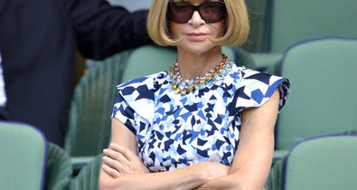 Anna Wintour mosolygott Wimbledonon