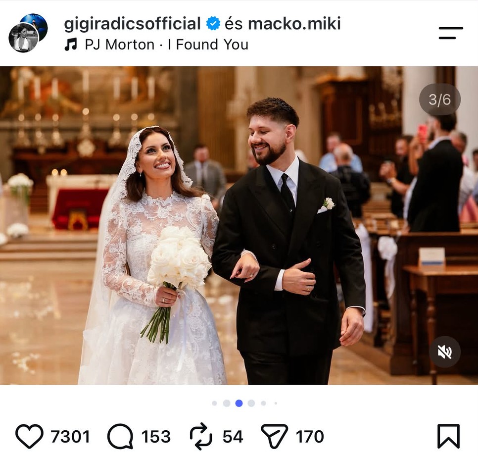 A Daalarnában tündöklő Radics Gigi és férje, Mackó Miki