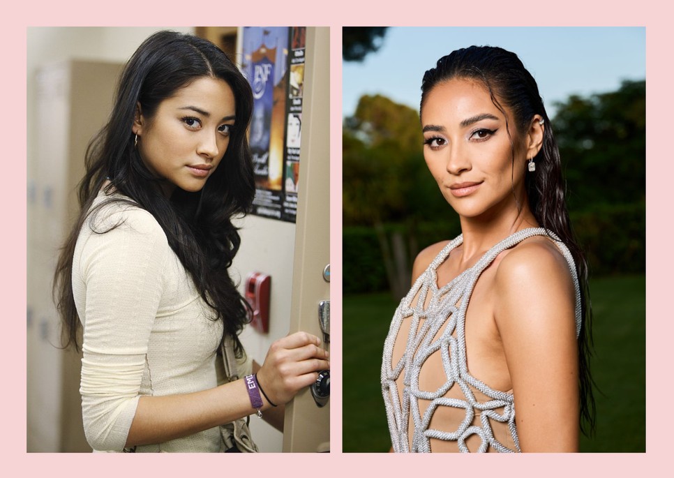 Shay Mitchell a Pretty Little Liars startolásakor és most