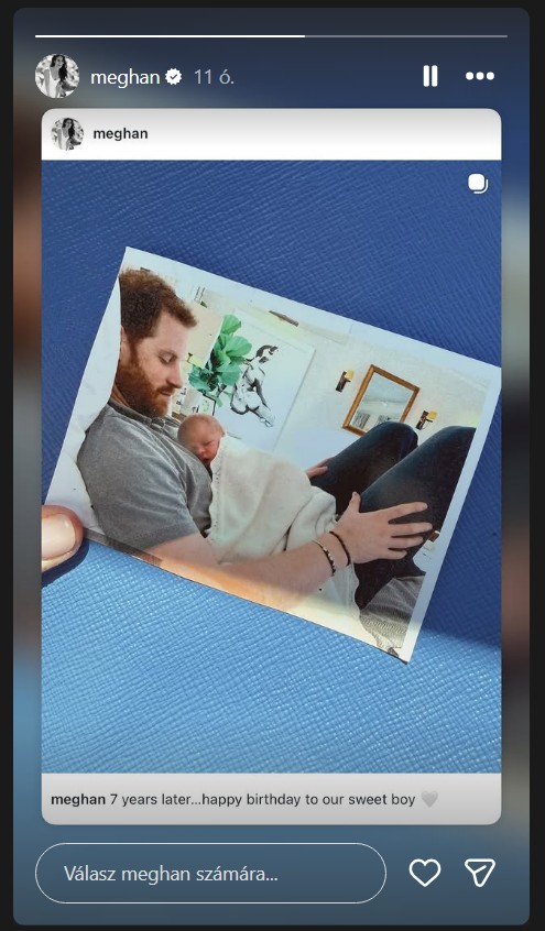 Meghan Markle sosem látott képein Harry herceg és kisfiuk, Archie megható pillanatai láthatók