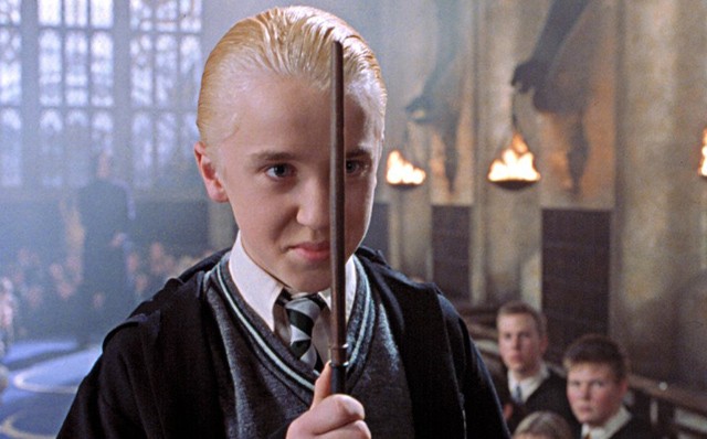 Draco Malfoy szerepében Tom Felton