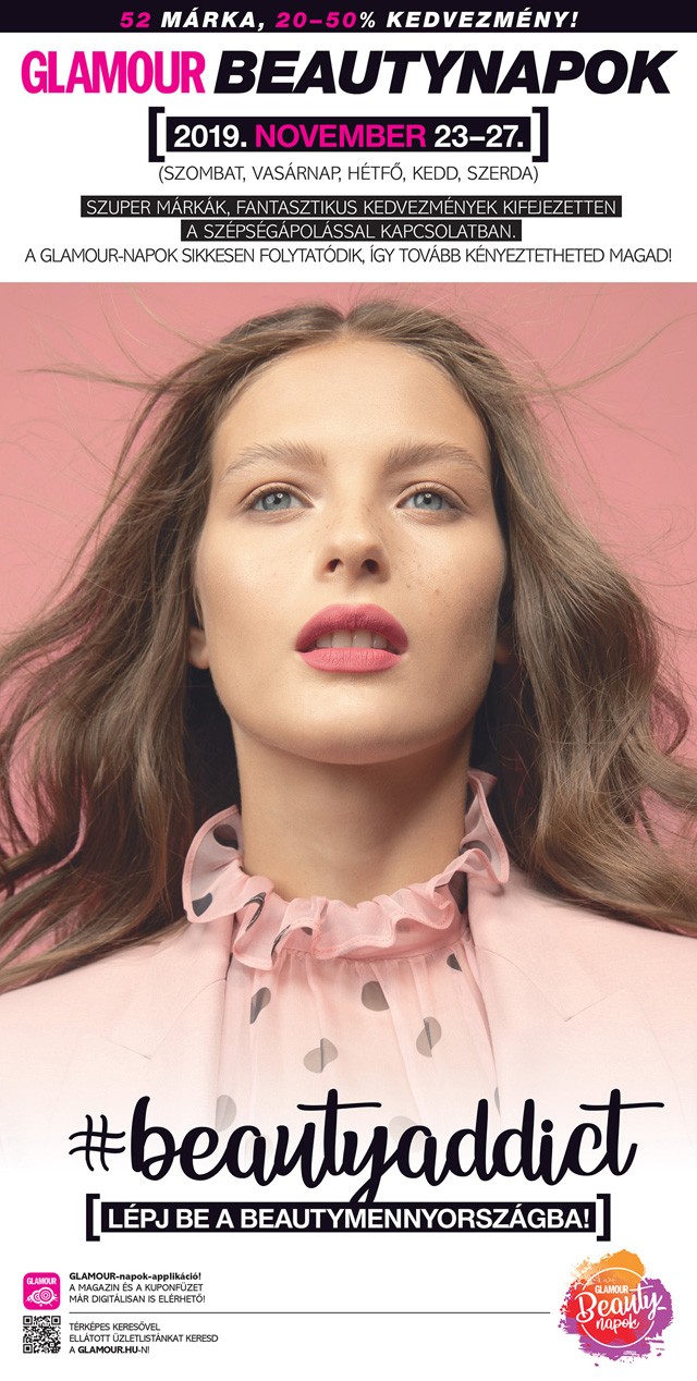 Jönnek a GLAMOUR Beautynapok: óriási kedvezményekkel lepünk meg titeket