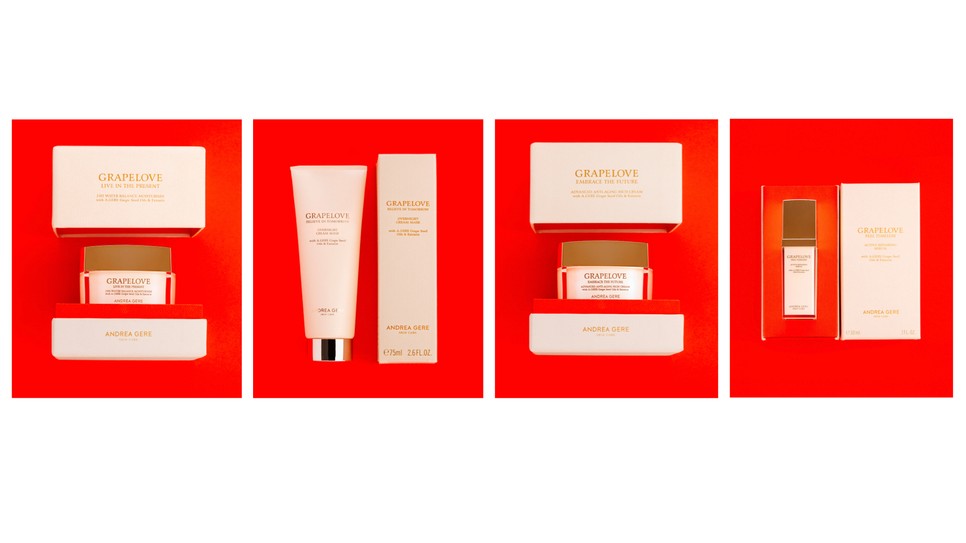 Grapelove Release The Past bőrradír ANDREA GERE 17 900 Ft/75 ml (238,66 Ft/1 ml)Grapelove Believe In Tomorrow krémmaszk ANDREA GERE 20 900 ft/75 ml (278,66 Ft/1 ml)Grapelove Live In The Present hidratáló krém ANDREA GERE 31 900 Ft/50 ml (638 Ft/1 ml)Grapelove Embrace The Future öregedésgátló arckrém ANDREA GERE 35 900 Ft/50 ml (718 Ft/1 ml)Grapelove Feel Timeless bőrjavító szérum ANDREA GERE 38 900 Ft/30 ml 