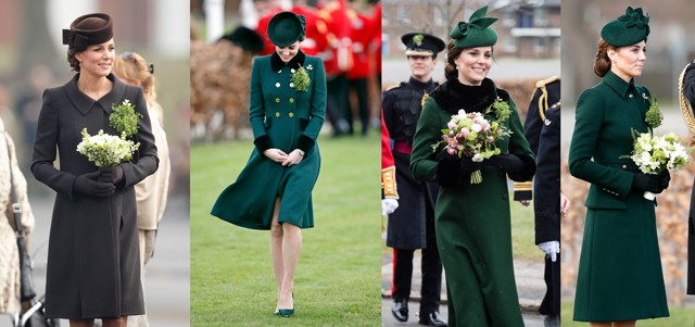 Nem is tudjuk eldönteni, hogy Kate Middleton melyik Szent Patrik napi szettje a legjobb