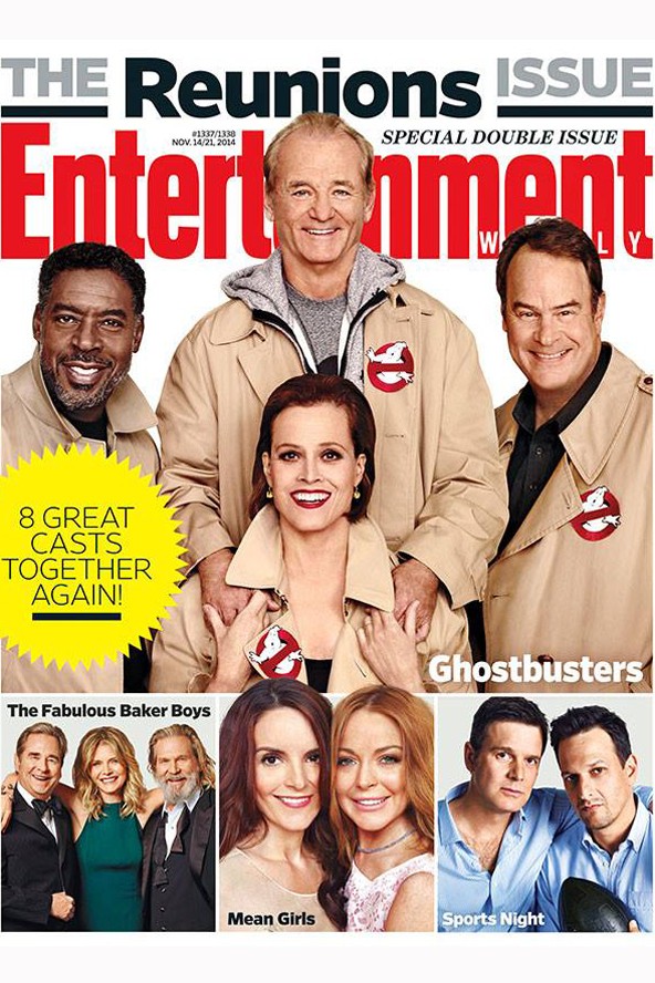 Az Entertainment Weekly legújabb számában több filmes találkozó van, mint például a Szellemirtóké is