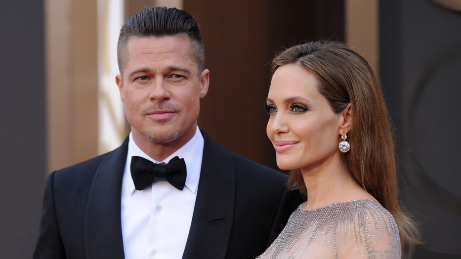 Brad Pitt és Angelina Jolie a 2014-es Oscar-gálán