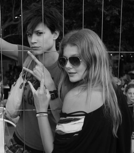 Egy klasszikus fesztiválvillázás a modellektől!