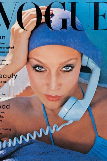 Egy legendás címlap 1975-ből. A fotót Norman Parkinson készítette.