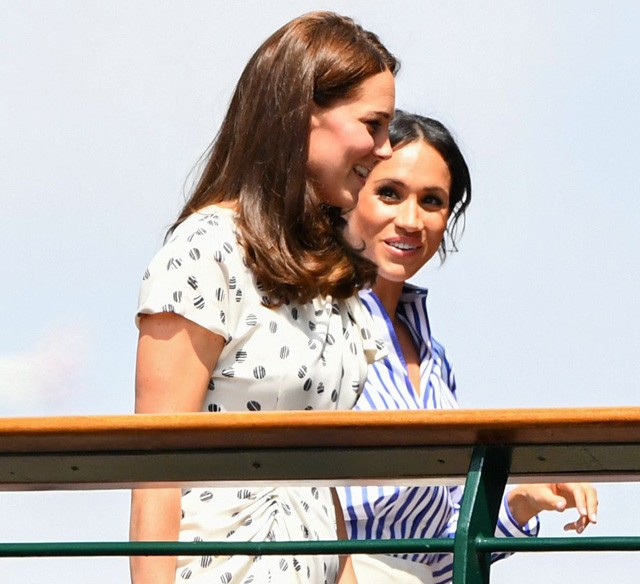 Kate Middleton és Meghan Markle Wimbledonban