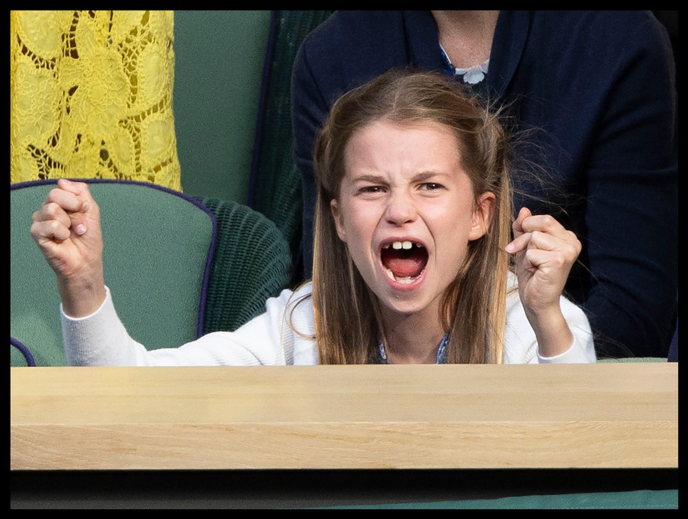 A wimbledoni teniszbajnokság azon kevés események egyike, amikor Sarolta hercegnő elengedi magát a nyilvánosság előtt