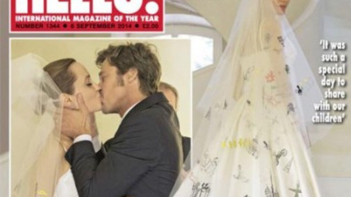 Angelina Jolie a legcukibb esküvői ruhában ment hozzá Brad Pitthez!