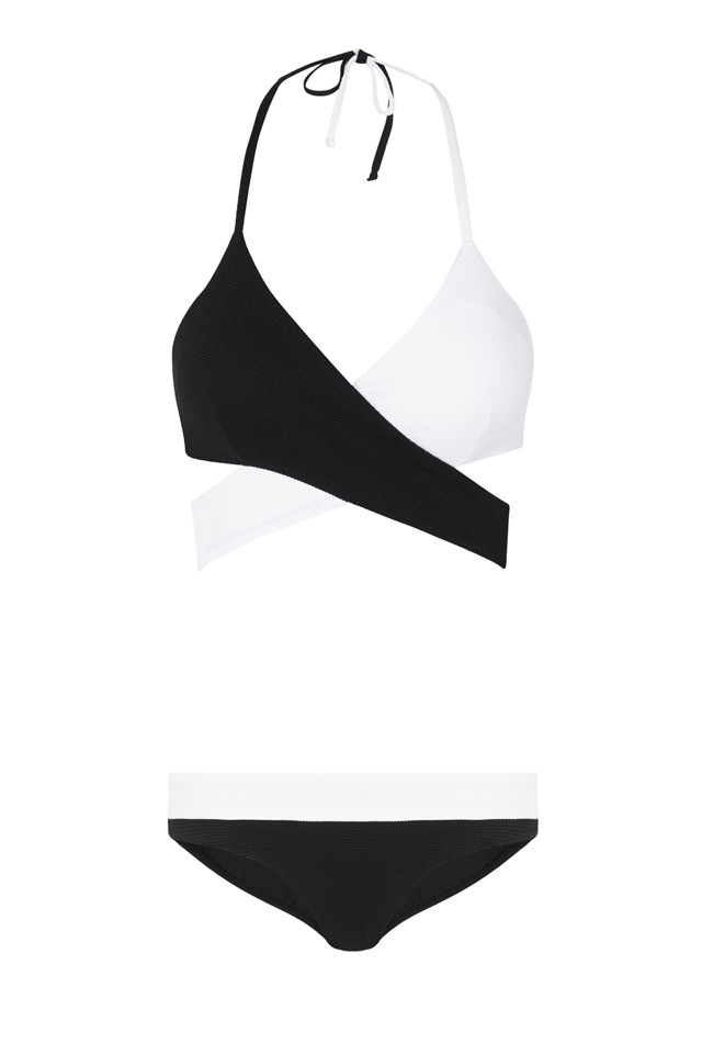 Kontrasztos, fekete-fehér egyberészes WOMEN'SECRET 13195 Ft