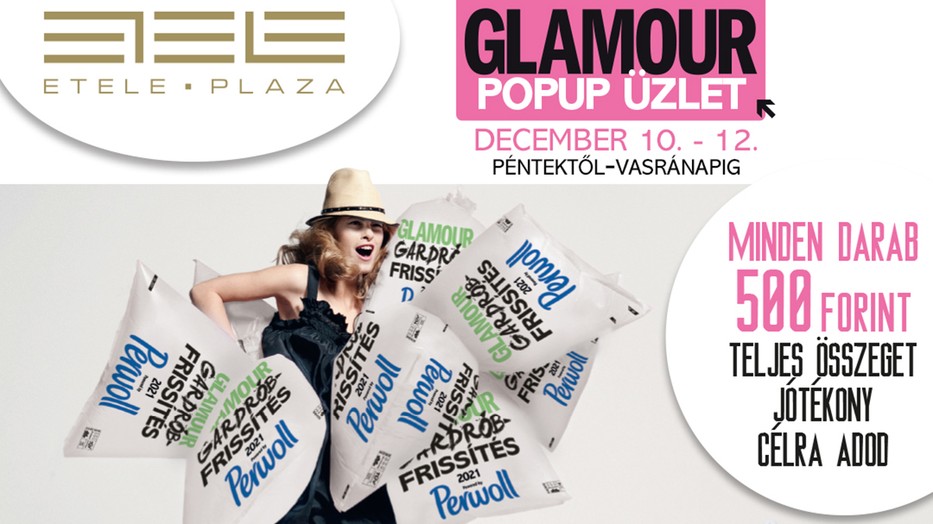 December 10-12. között vásárolj olcsón és jótékonykodj a Gardróbfrissítésen az Etele Plazába