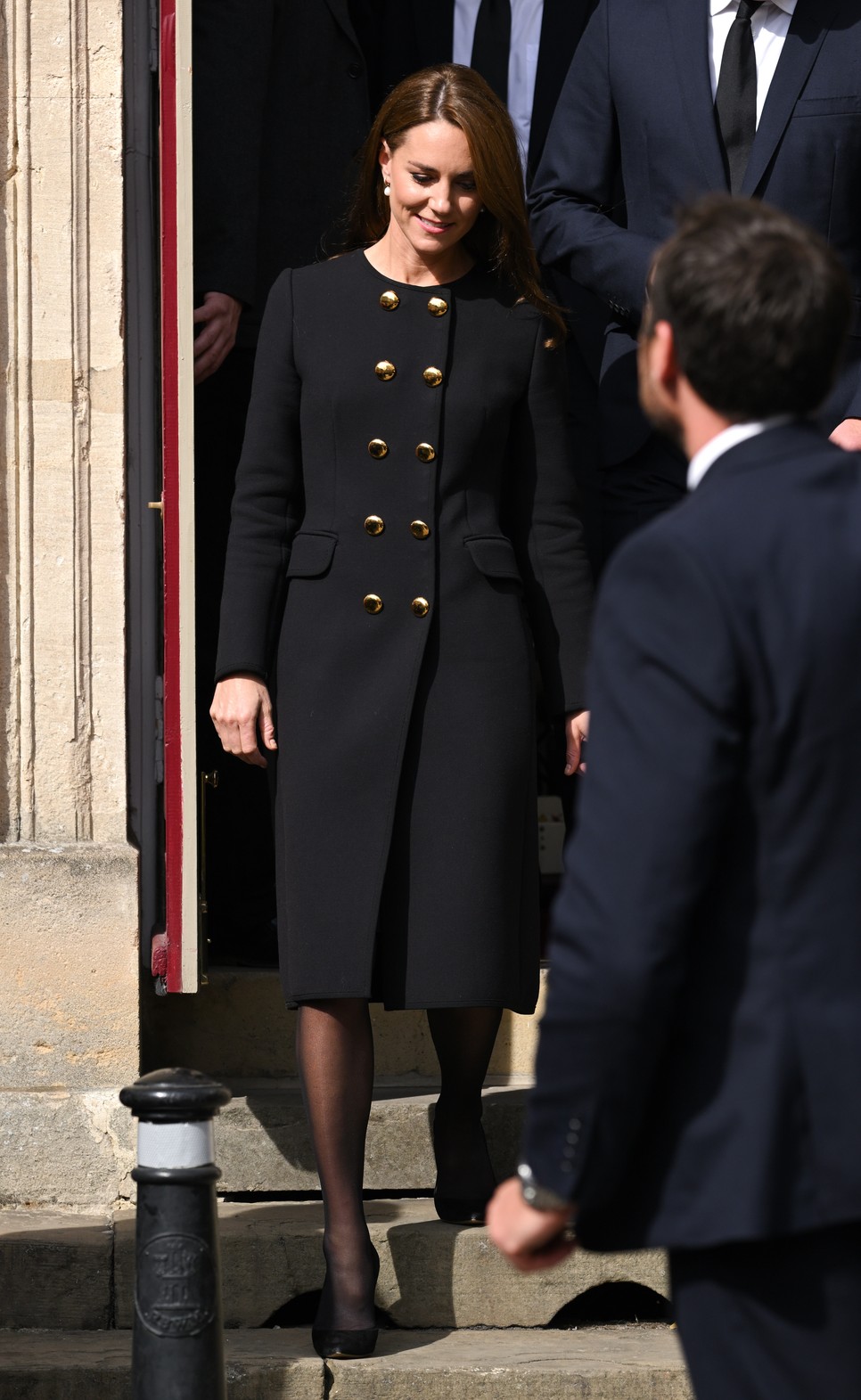 Katalin hercegné újrahasznosított kabátban kezdi új életét