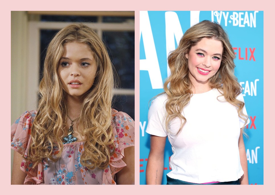 Sasha Pieterse a Pretty Little Liars startolásakor és most