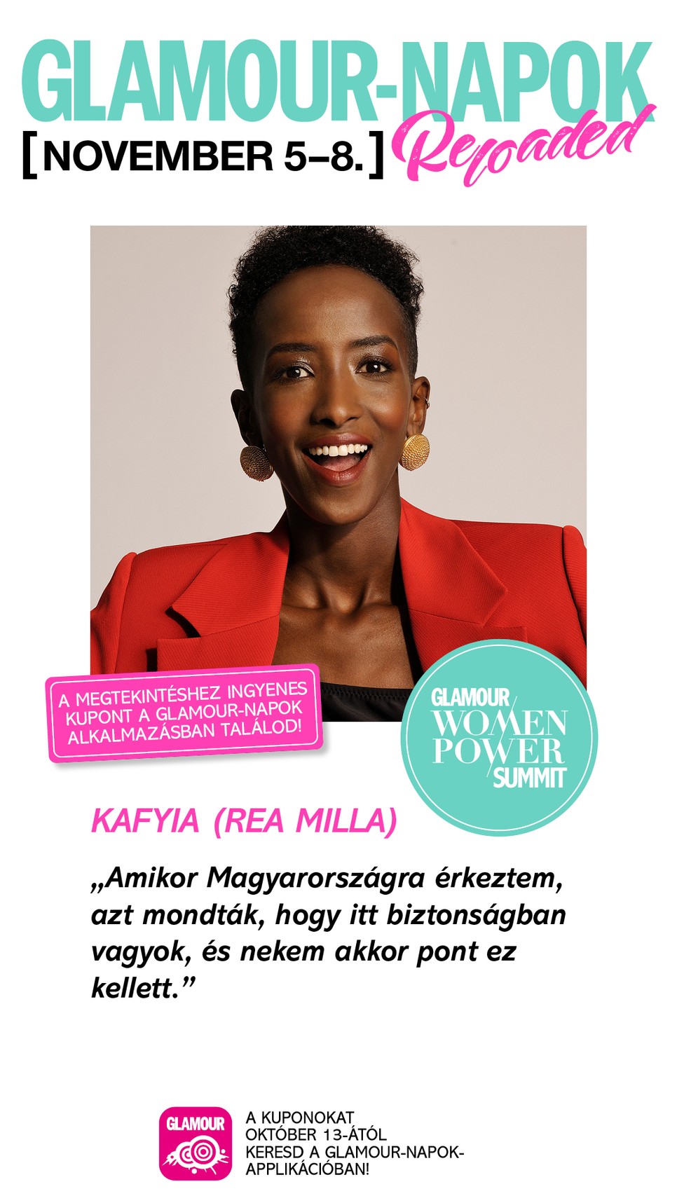 A GLAMOUR Women Power Summit előadásai 4 napig ingyenes elérhetők