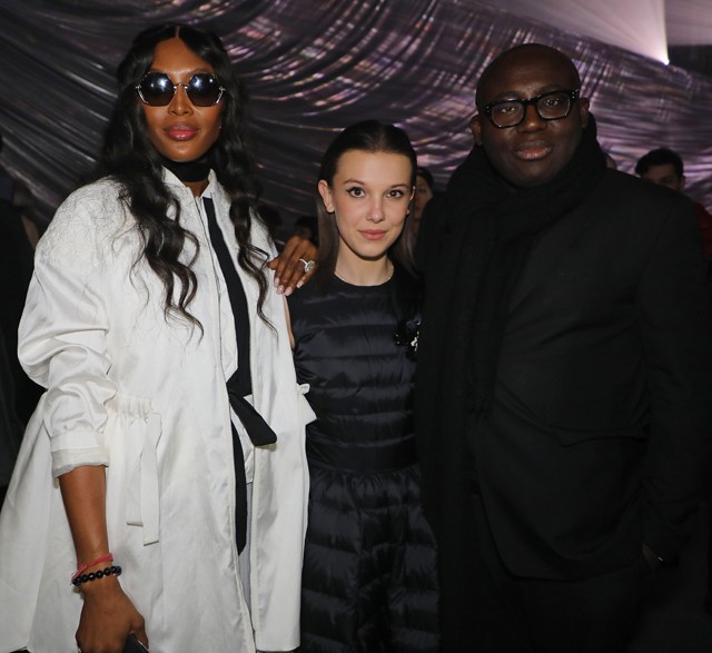 Millie Bobby Brown Naomi Campbell Edward Enninful