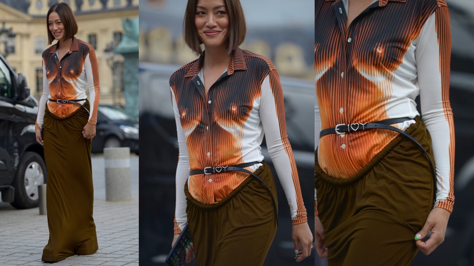 Párizsi divathét, 2022. szeptember: az együttműködésből származó férfi és női megjelenés a divatrajongók kedvencévé vált