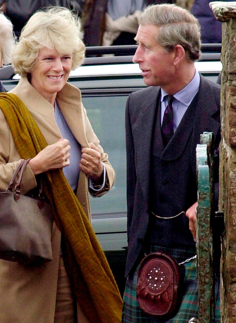 Kamila és Károly (akkor még) herceg 2002-ben három évvel esküvőjük előtt