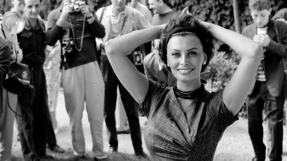 Sophia Loren az olasz film hőskorának állócsillaga (1958, Velencei Filmfesztivál)