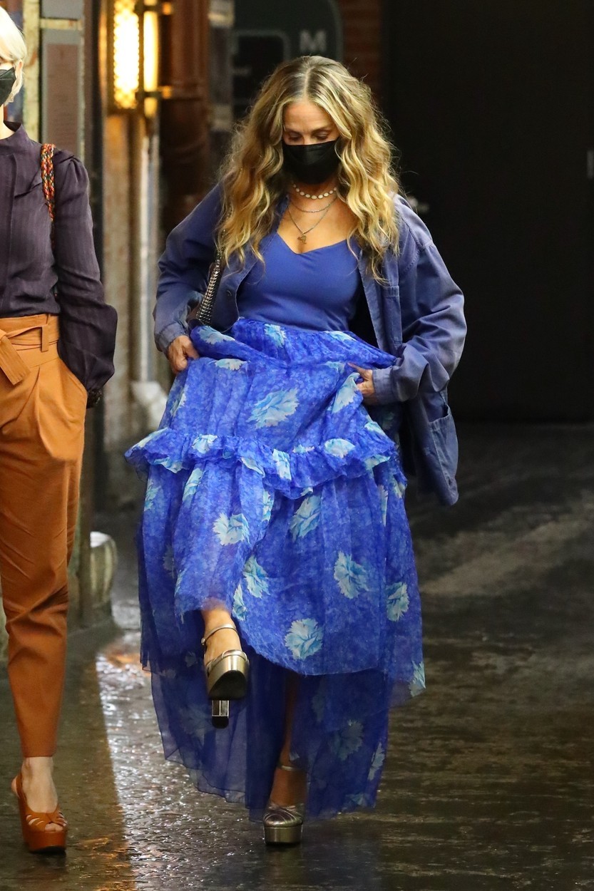 Sarah Jessica Parker az új Szex és New York forgatásán