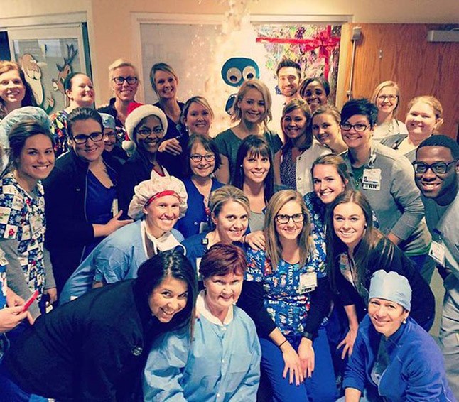 Jennifer Lawrence karácsony