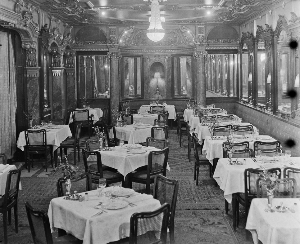 A legendás New York kávéház belső tere 1961-ből