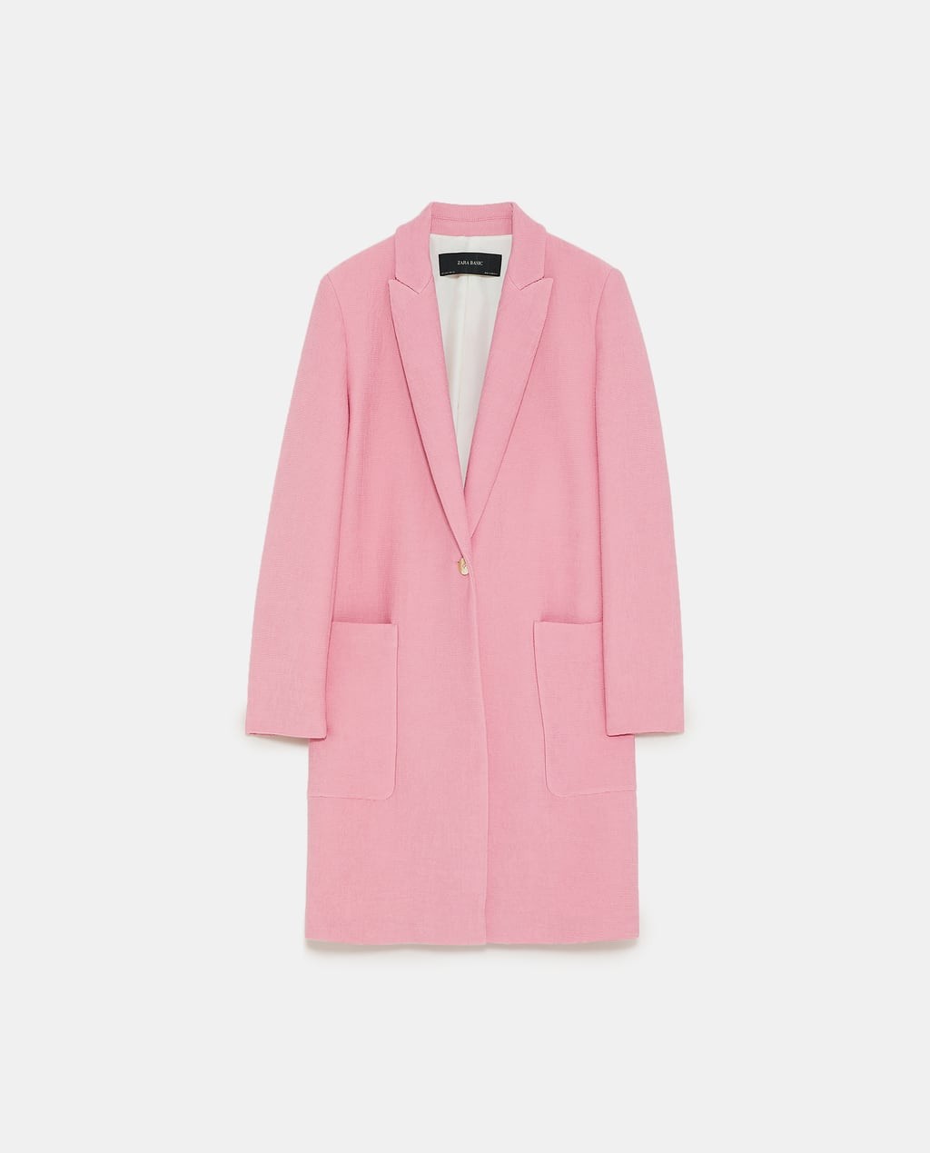 Textúrált szövetkabát ZARA 19995 Ft