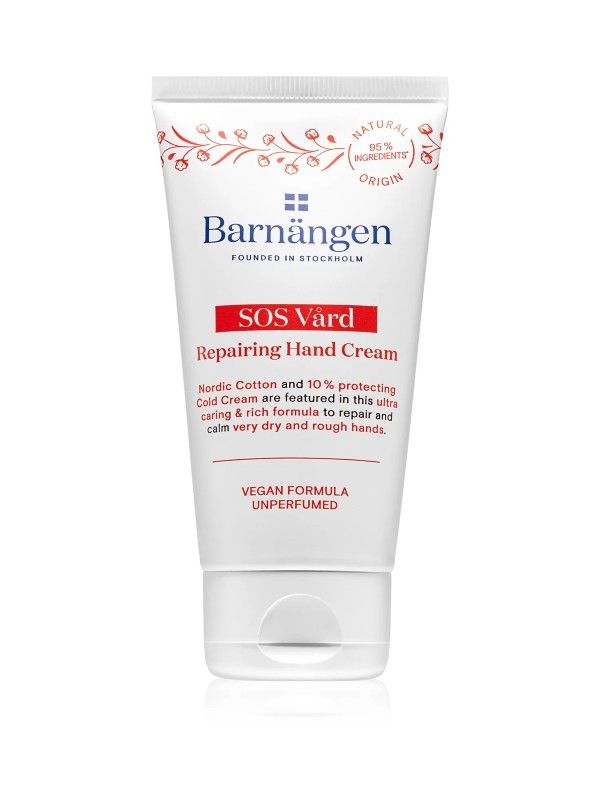 SOS Vård regeneráló illatsemleges kézkrém BARNÄNGEN 1399 Ft/75 ml (18,65 Ft/1 ml)