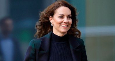 Katalin hercegné lélegzetelállítóan festett az év első királyi látogatásán