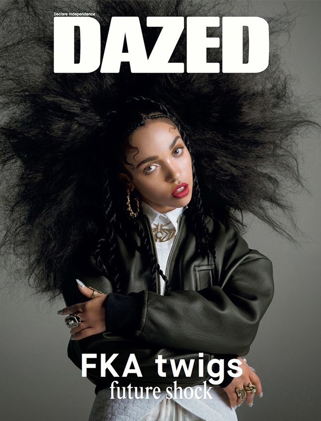 A Dazed magazin legfrissebb nyári számának címlapján