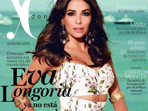 Eva Longoria szexi D&G fehérneműben a címlapon