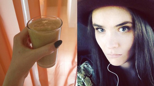 A halálból jött visssza modell...