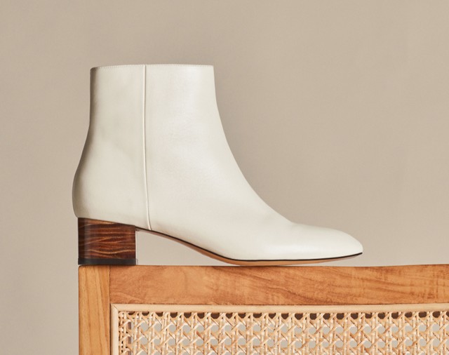 Bőr bokacsizma MASSIMO DUTTI 37995 Ft