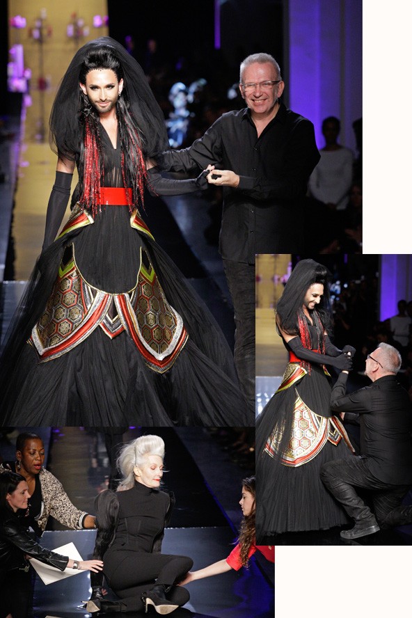 conchita wurst, jean paul gaultier
