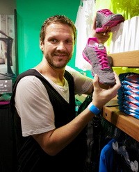 Lakatos Márk a Nike üzletnyitóján