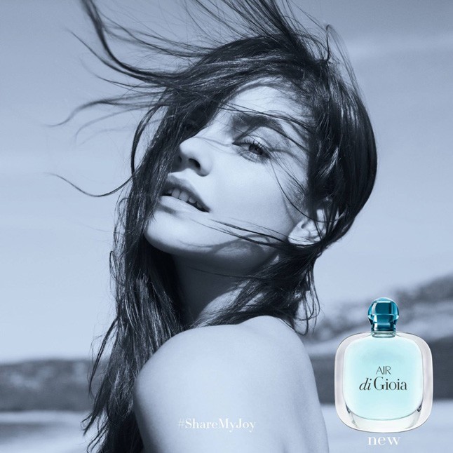 palvin barbara, palvin barbi, barbara palvin, armani, parfüm, kampány reklám, aqua di gioia, sun di gioia, air di gioia