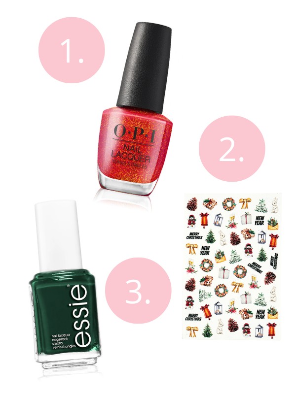 1. Good Enough to Treat körömlakk (Spread the Cherry) OPI 3730 Ft  2. 3D körömmatrica (Cozy Christmas) CRYSTAL NAILS 890 Ft  3. Nail Lacquer körömlakk (Off Tropic) ESSIE 3399 Ft