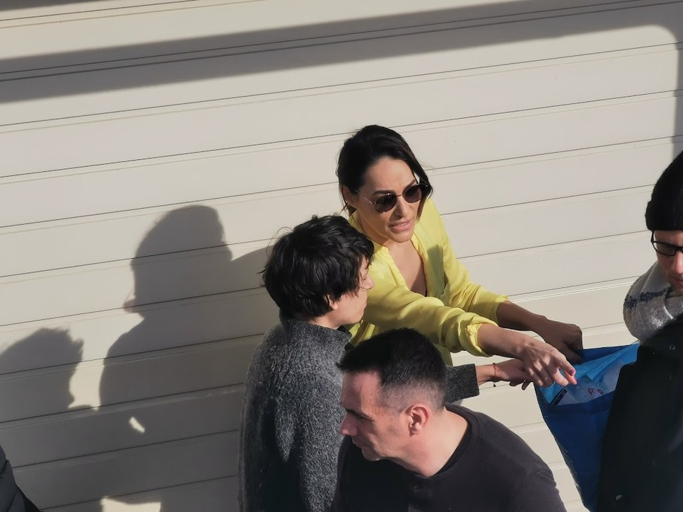 Görög Zita a Budapest Bike Maffia és az Age of Hope közös adománygyűjtésén