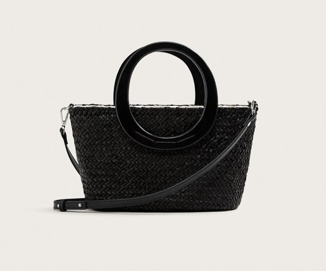 Raffia shopper MANGO 11995 Ft