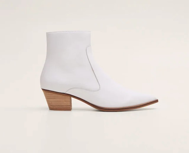 Bőr westerncsizma MANGO 23995 Ft