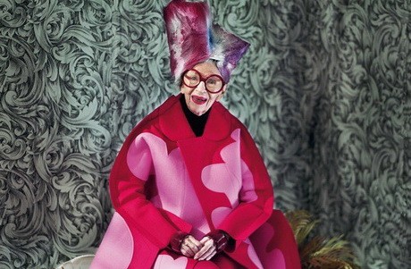 91 évesen lett címlaplány Iris Apfel