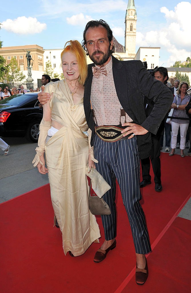 Vivienne Westwood és férje, Andreas Kronthaler 2011-ben, Salzburgban