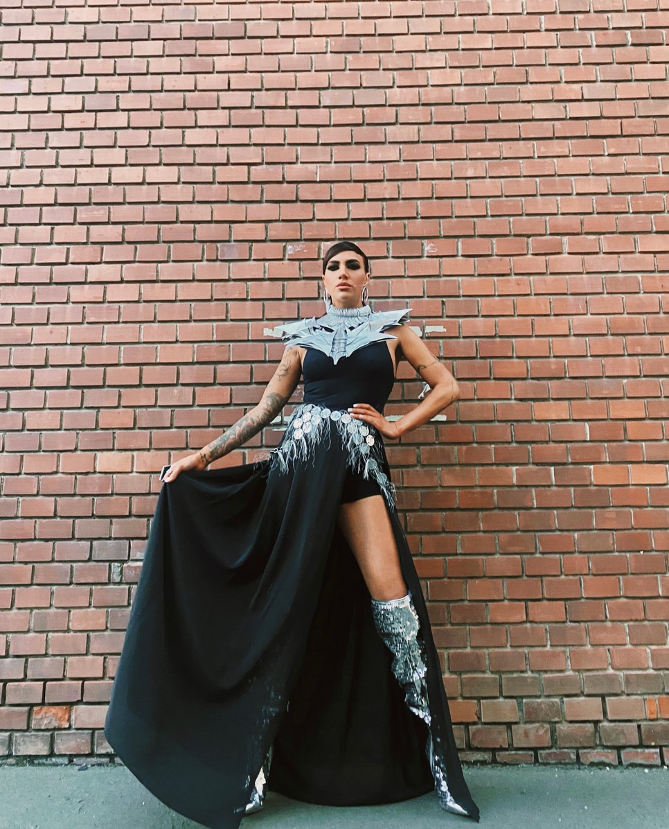 Tóth Gabi Sztárban sztár leszek! negyedik élő adásos ruhája az Orian nevet kapta