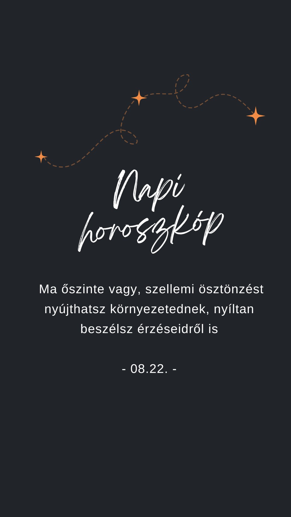 Egy kis emlékeztető a napi horoszkóp szerint