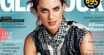 A Csajok szépsége a GLAMOUR magazin áprilisi címlapján